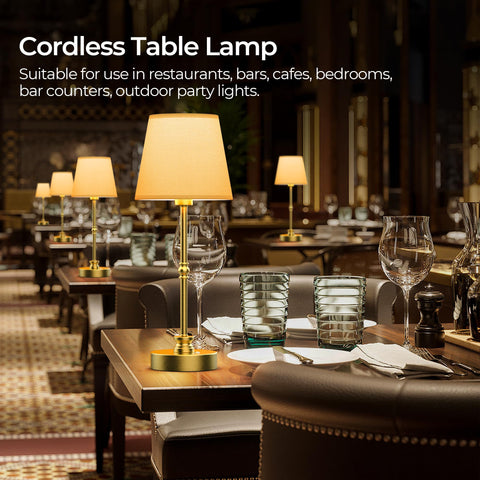 XANSO dimmable lamp with quick recharge for moods