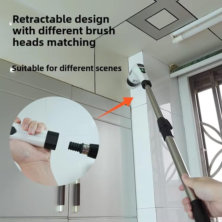 XBllcyiv Electric Spin Scrubber car-polish head enables waxing