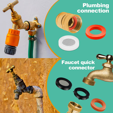 XBVV brass screws included for durable faucet washer installation