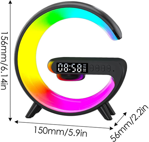 XCDIFA lamp emits soft ambient light for mood enhancement.