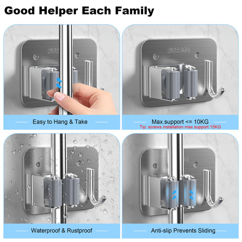 XCIXCI silver finish wall mount blends with any décor while staying functional