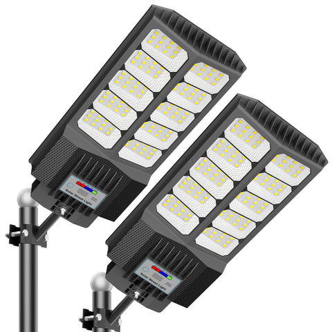 XCQMHF Solar Street Light in dusk-to-dawn mode, energy-free outdoor illumination.