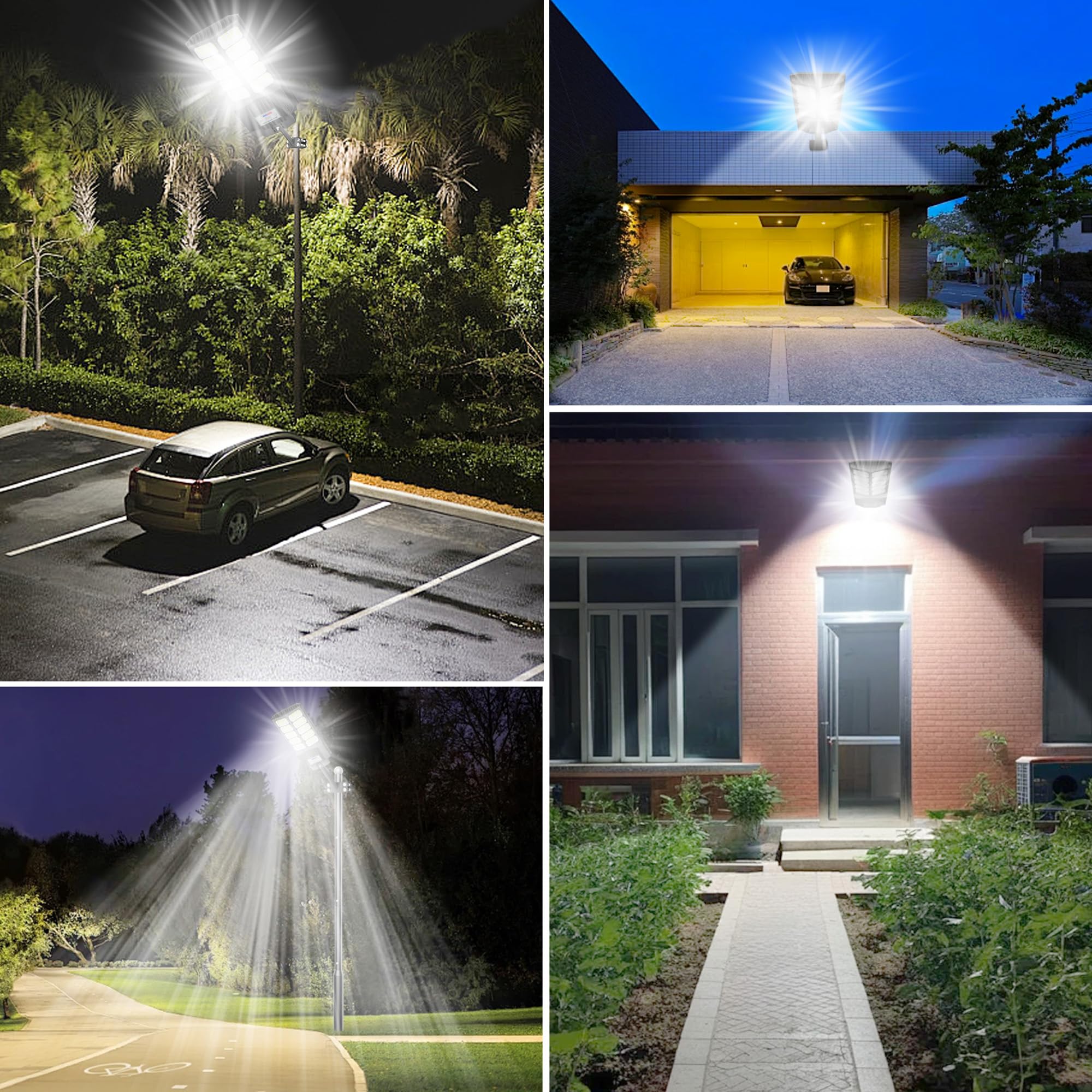 XCQMHF remote control for easy dusk-to-dawn and mode adjustments.