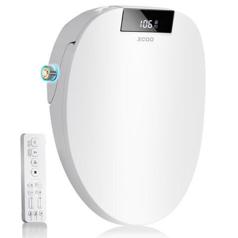 XCQQ electric bidet seat with remote control for easy operation