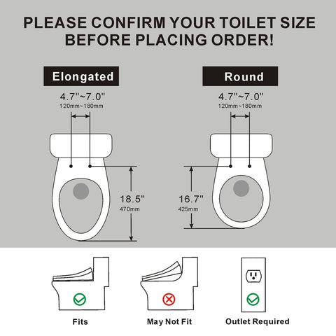 XCQQ electric heated bidet seat heated seat provides cozy warmth on cold mornings.