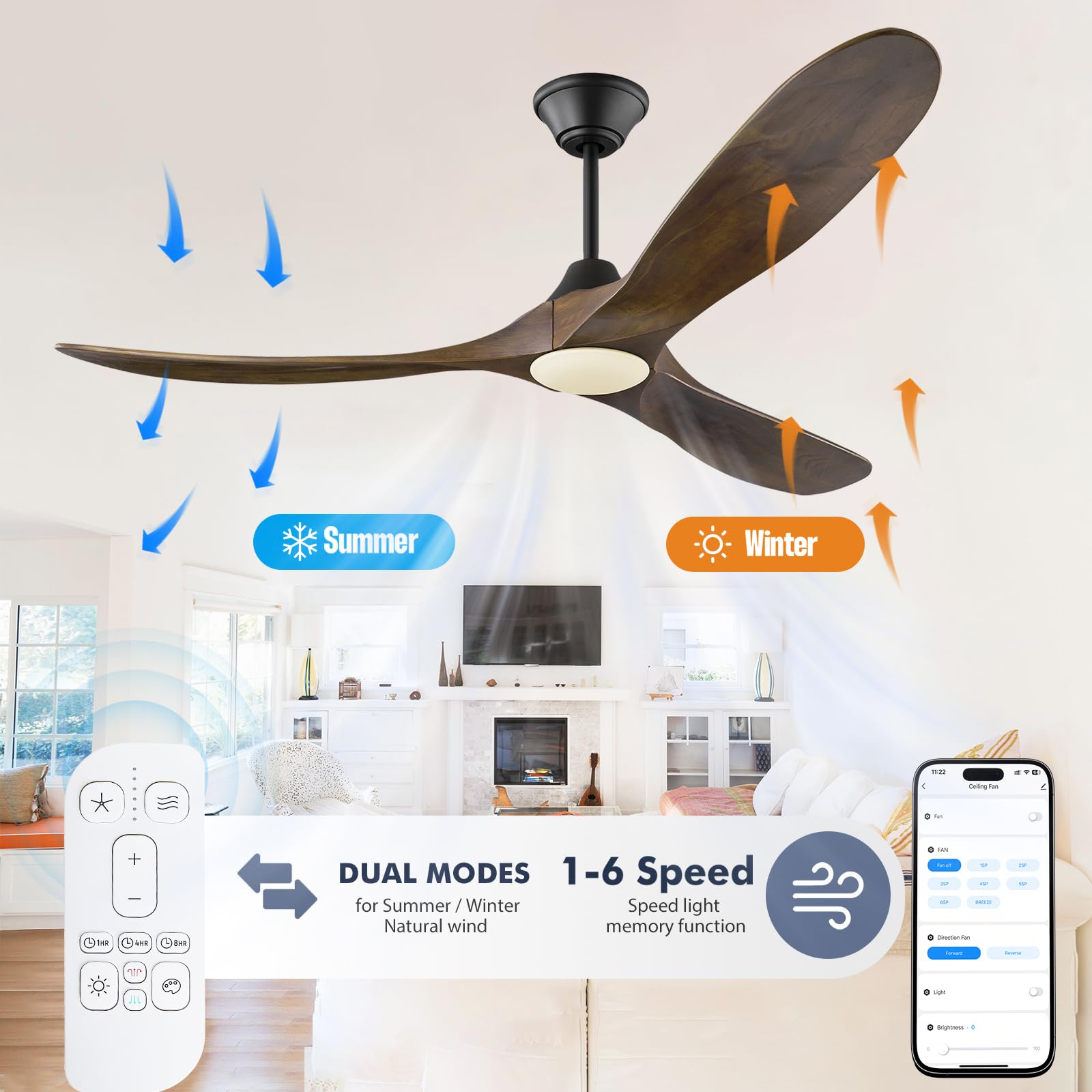 XCWIIE reversible airflow supports seasonal comfort