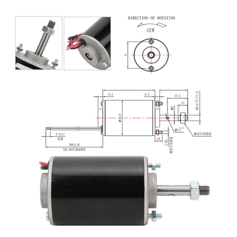 XD-3420 packaging includes motor, mount, and spacers.
