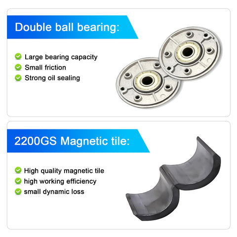 XD-3420 pure copper stator reducing heat and loss