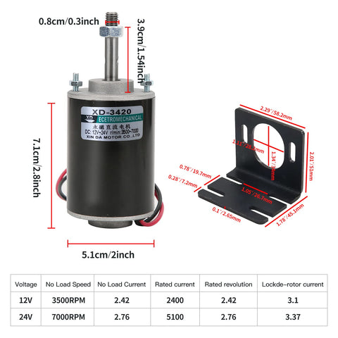 XD-3420 pure copper windings reduce heat and extend life.