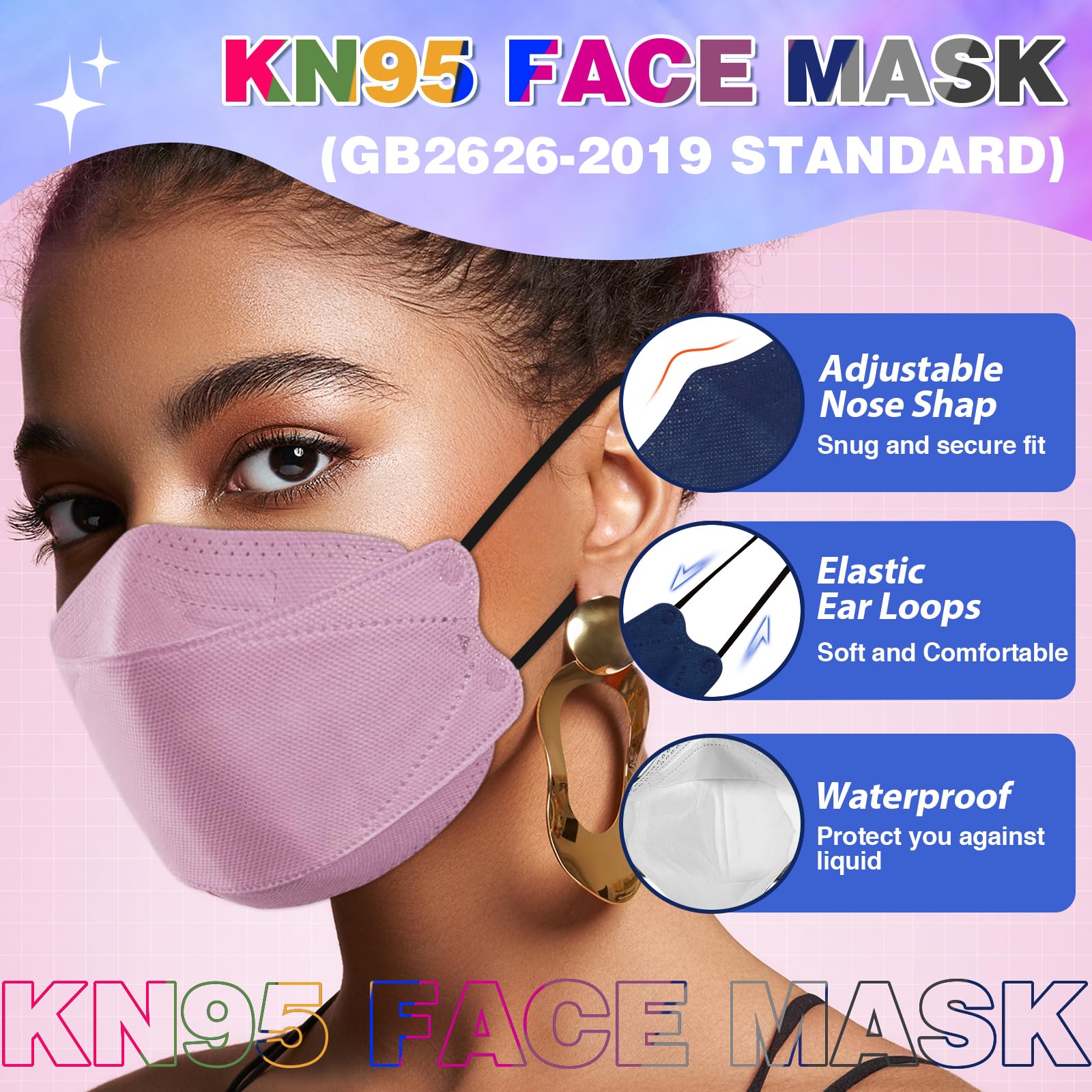 XDX KN95 5-layer filtration demonstrates strong protection for daily activities.