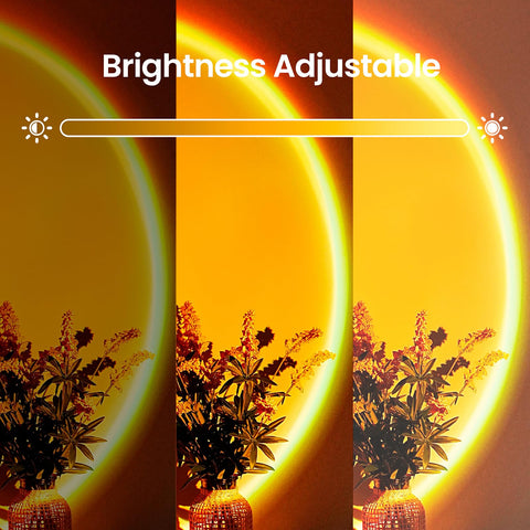 XEBKOR Sunset Projection Lamp versatile for videos, livestreams, and parties