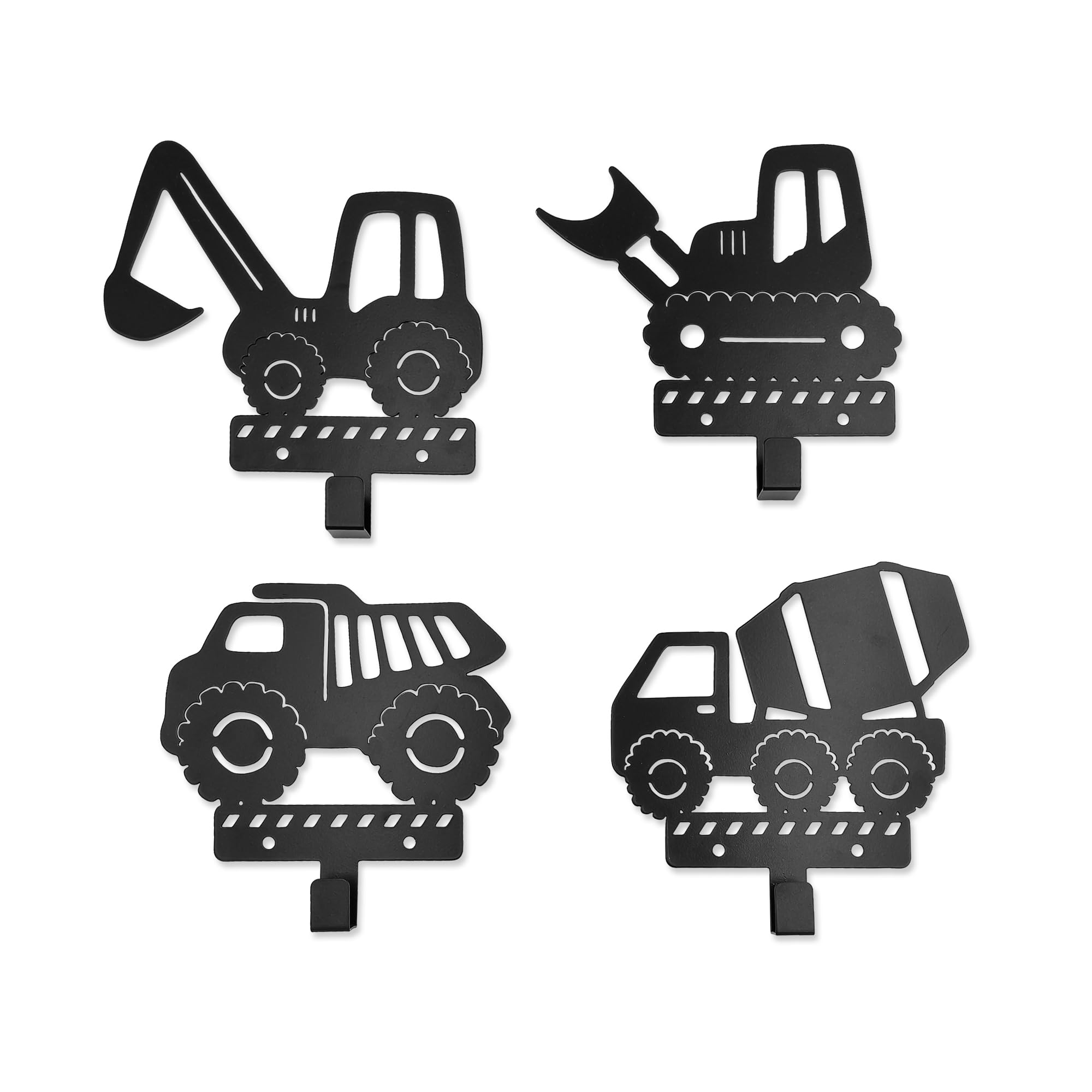 Xedatric loader silhouette hook offers reliable wall storage for outerwear.