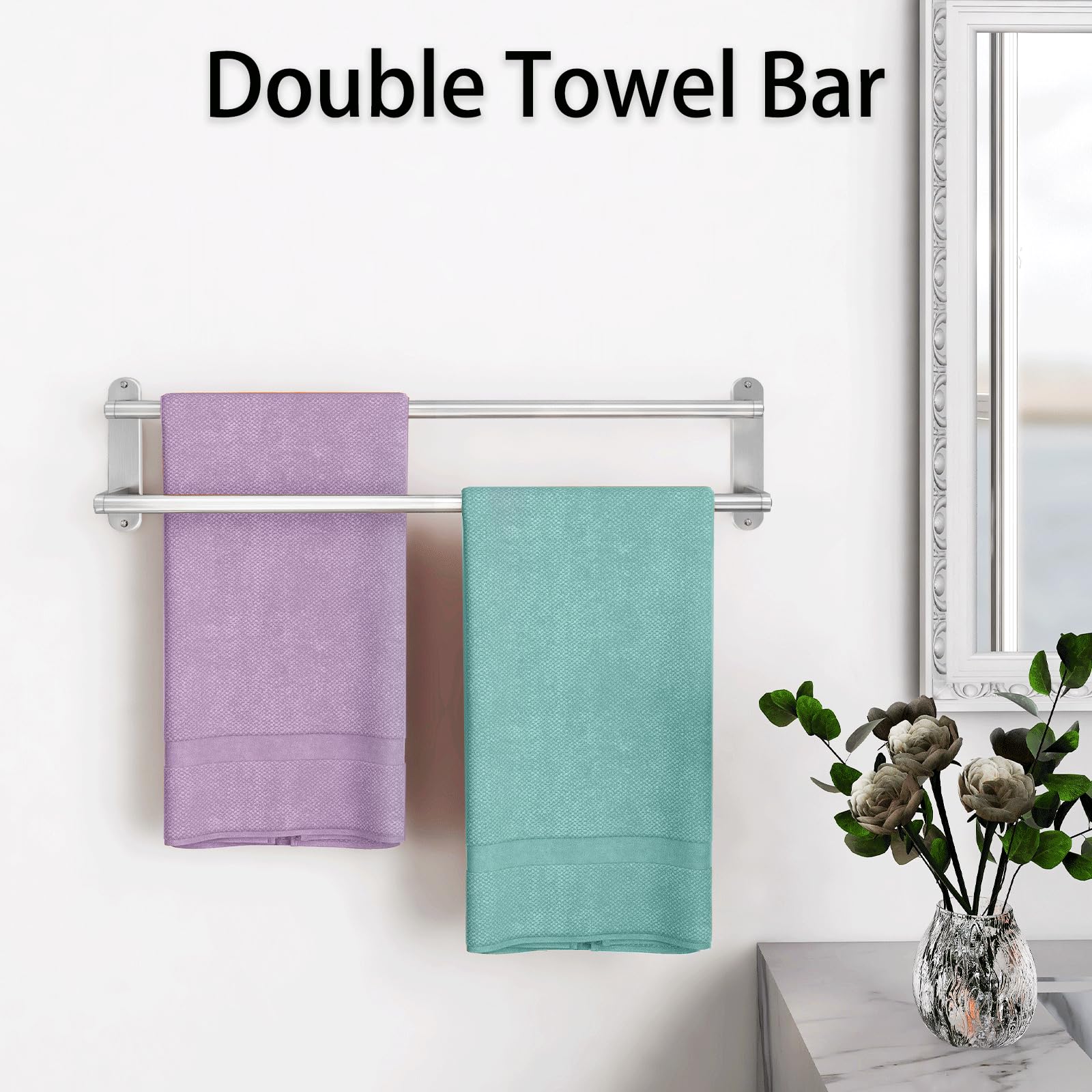 XEENEW brushed nickel finish blends with modern bathrooms and resists corrosion.