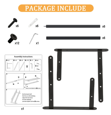 XEENEW 25-inch overall length with a 23.62-inch hanging bar