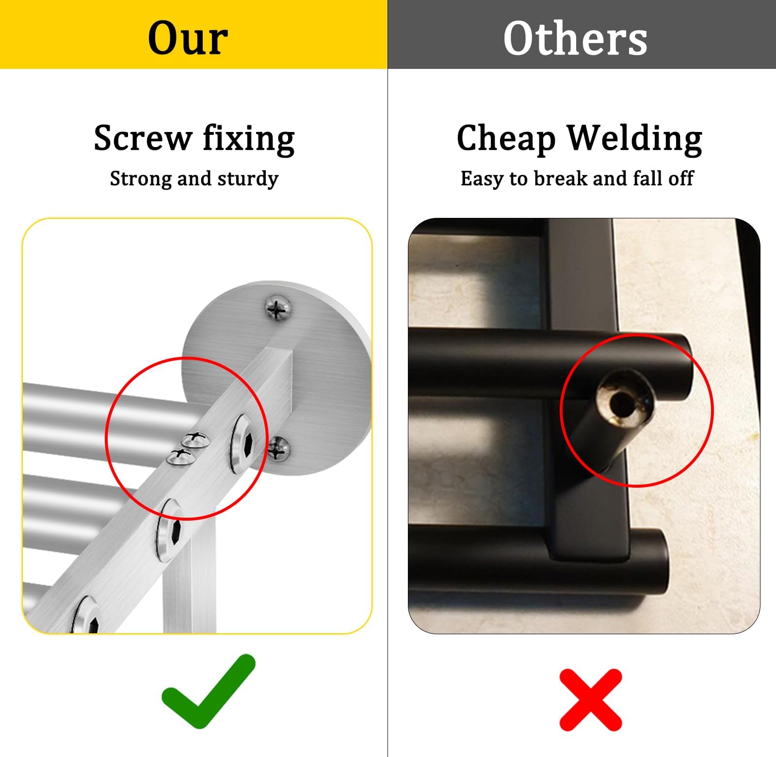 XEENEW brushed nickel finish resists fingerprints and scratches for long-lasting shine.