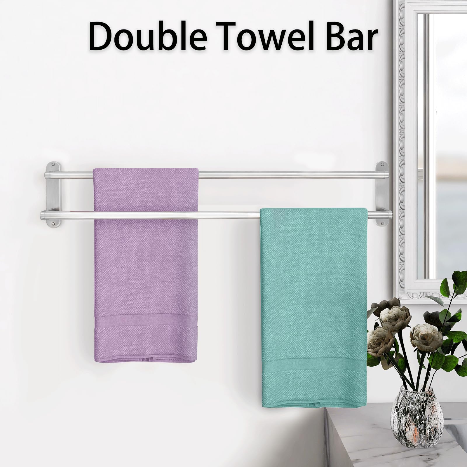 XEENEW versatile towel rack suitable for bathroom, kitchen, toilet, or laundry.