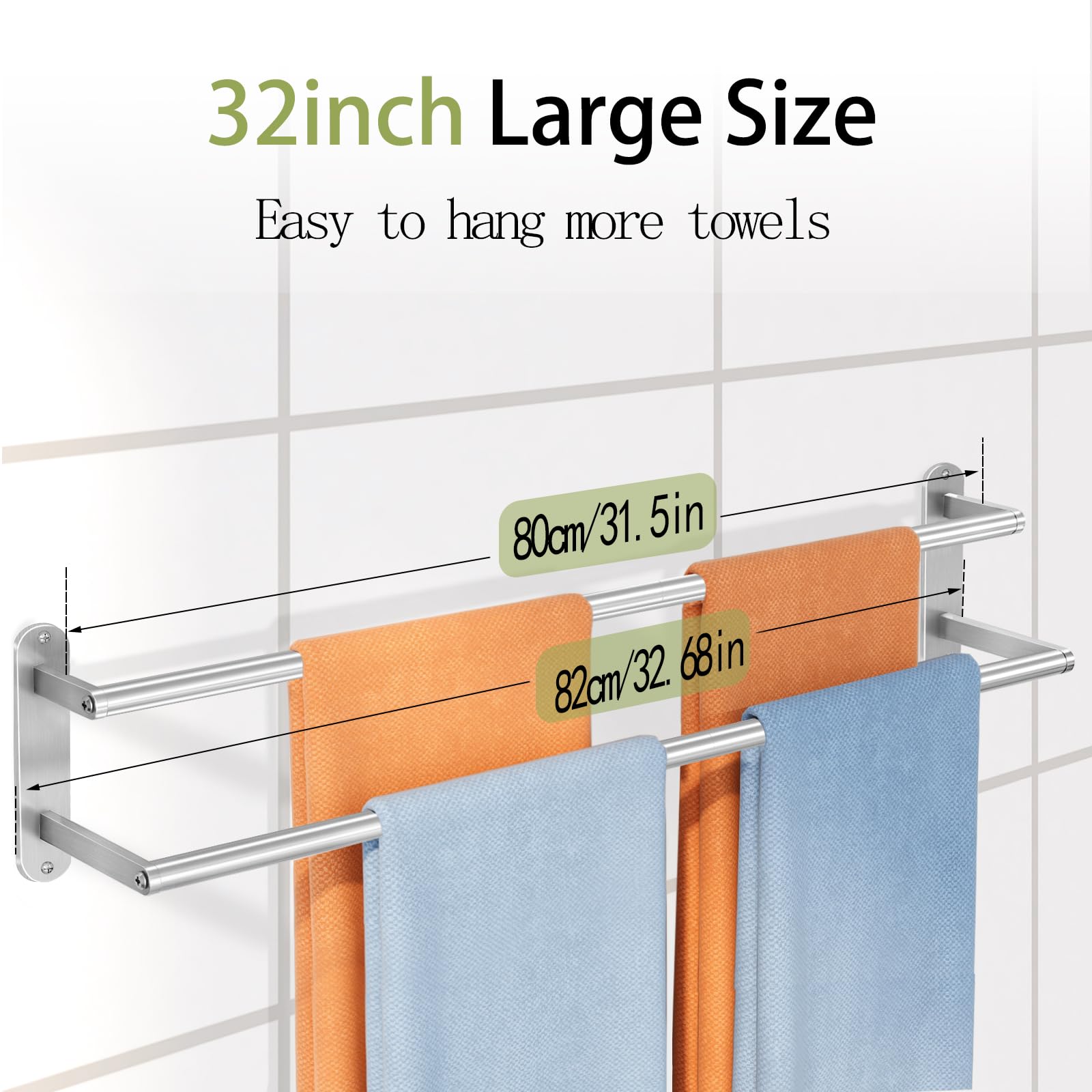 XEENEW brushed nickel finish resists rust for long-lasting bathroom use.