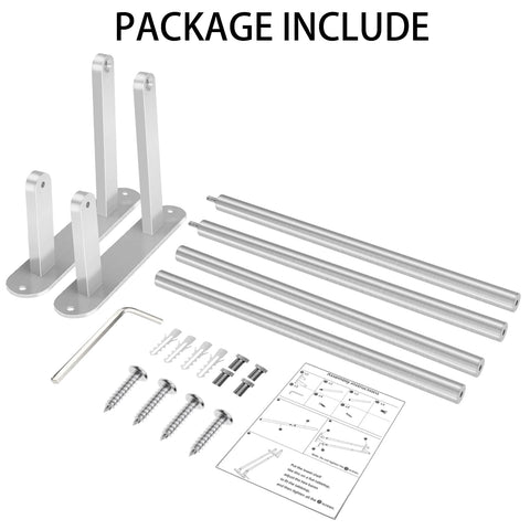 XEENEW 32.68-inch total length with 31.5-inch usable span.