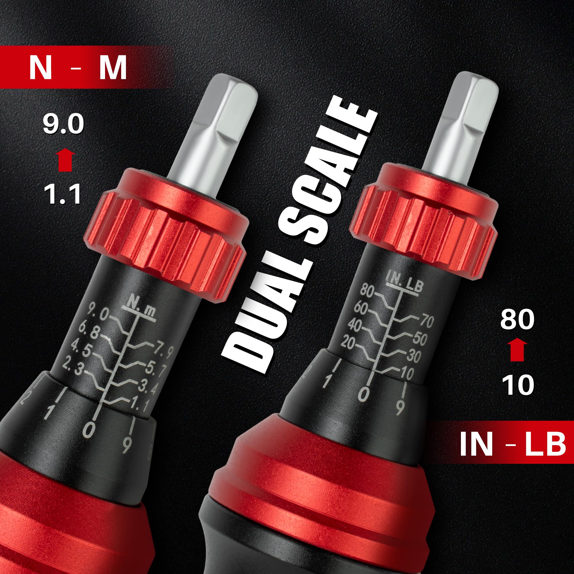 XEIMILE Torque Screwdriver aluminum body reduces fatigue during work