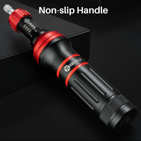 XEIMILE Torque Screwdriver one-fourth-inch bit holder keeps bits organized