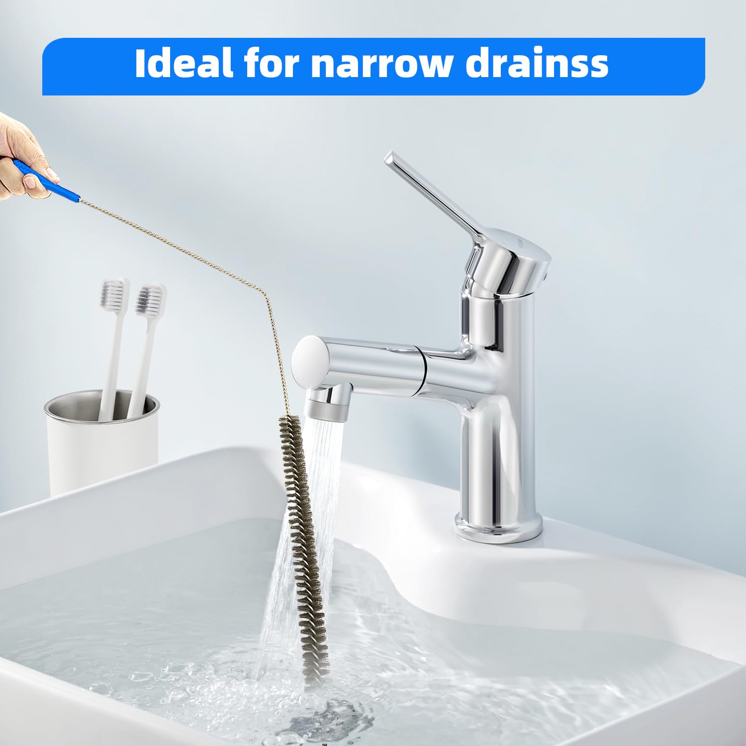 XENNRY versatile cleaning brush cleans toilets, bathtubs, sinks, and more