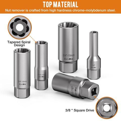 XEWEA broken bolt remover tool targeting threaded fittings and studs.