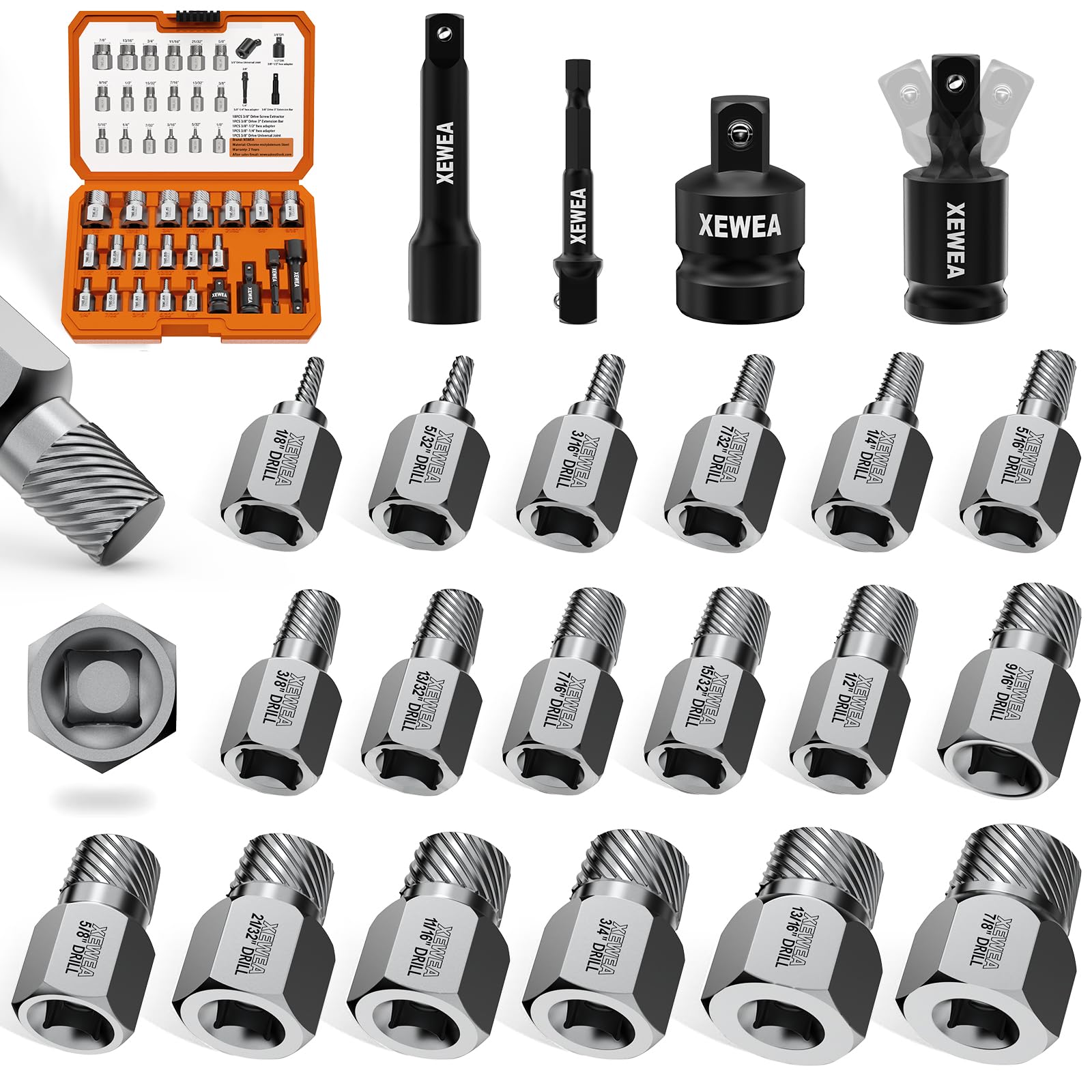 XEWEA compact storage kit keeps tools organized on the go.