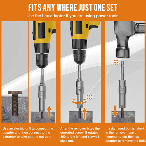 XEWEA deep-hole extractor reaching deep recesses like spark plugs.
