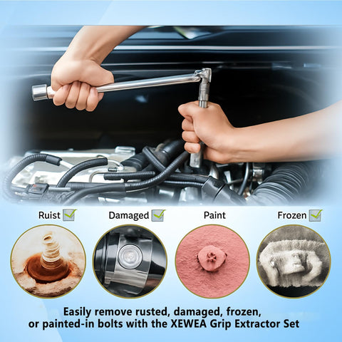 XEWEA impact-ready tools cut removal time with strong grip.