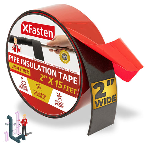 XFasten foam pipe insulation tape roll for durable weatherproof pipe insulation