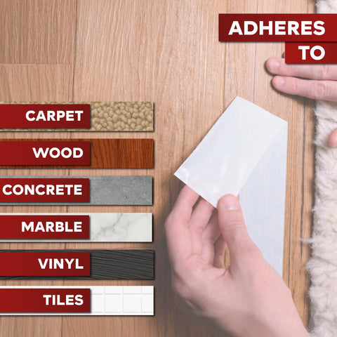 XFasten gym mats rug tape providing heavy-duty adhesion