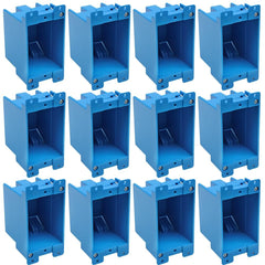 XGGYA 1-gang blue old work box with 14 cu in capacity for renovation projects