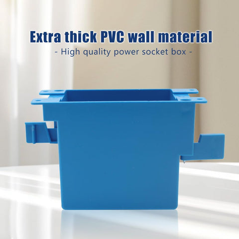 Blue old-work outlet box by XGGYA designed for secure wall mounting