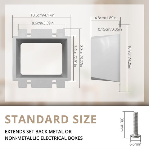 XGGYA BE2 extender screw kit with mounting hardware for secure install