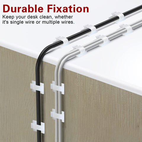 XHF outdoor-friendly clips secure cables for outdoor lighting.