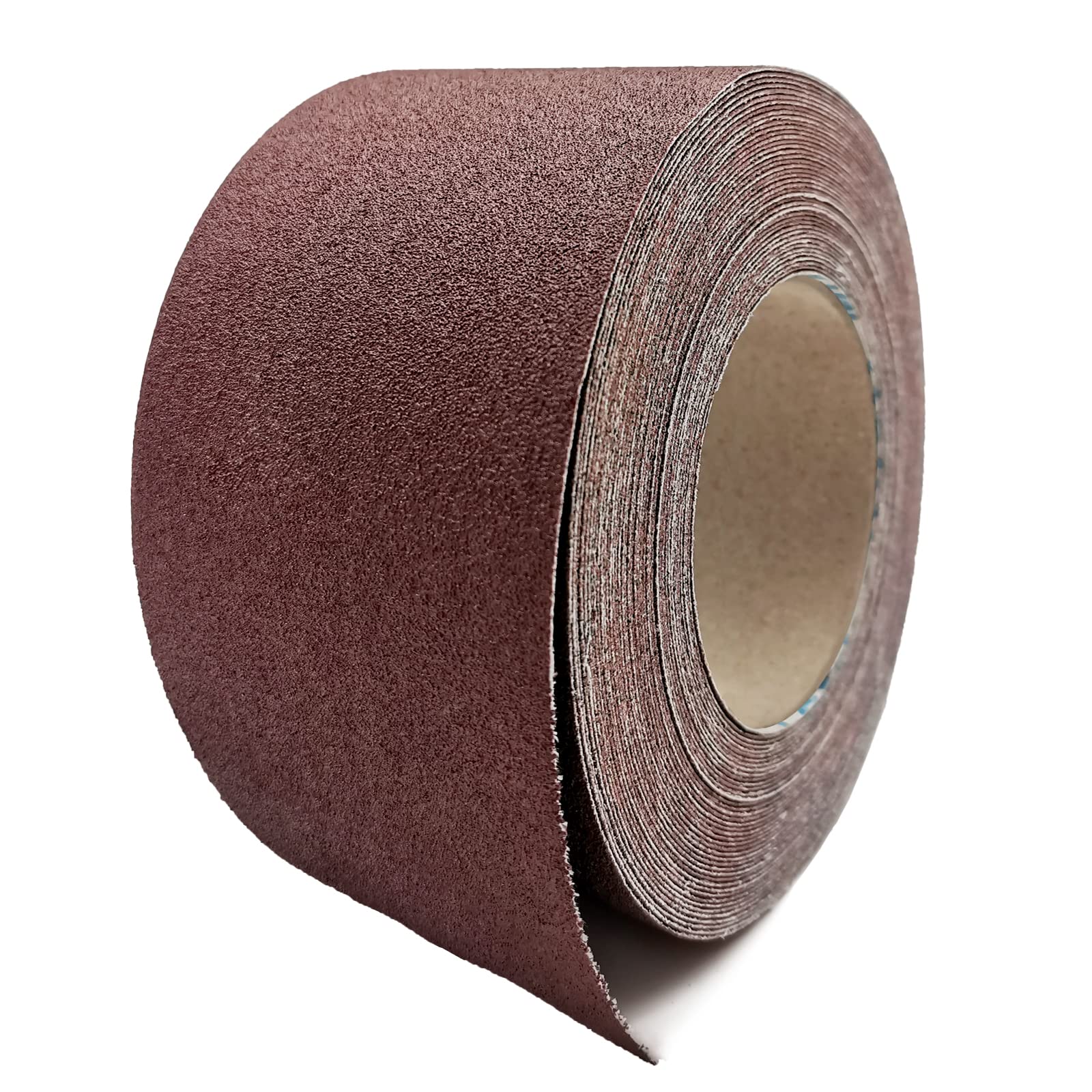 XHKDSYMC sandpaper roll, 3in by 49ft, for smooth metal and wood sanding.