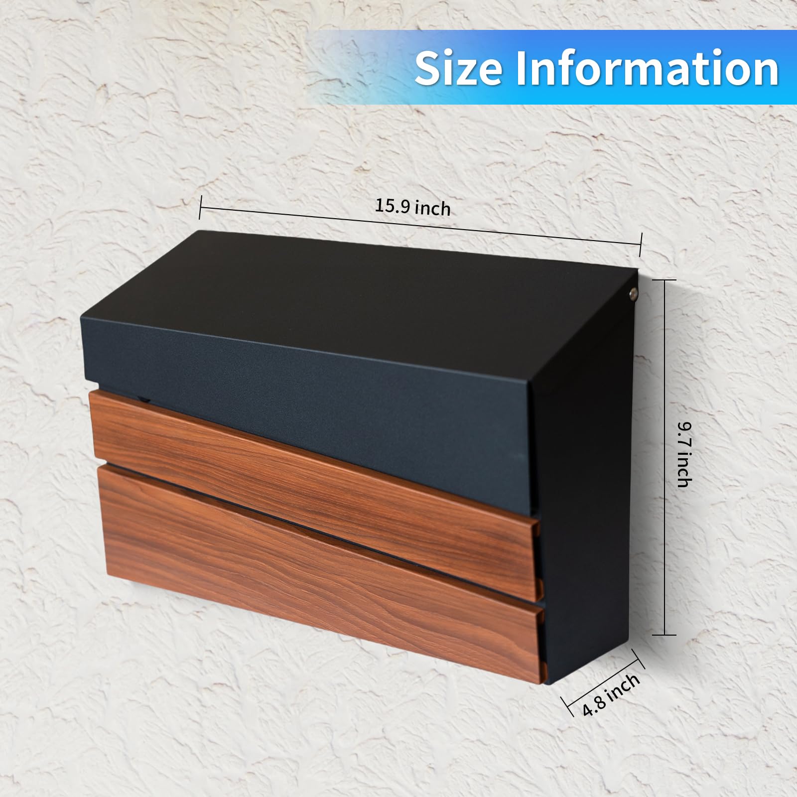 xhlokk large-capacity interior holds envelopes and magazines
