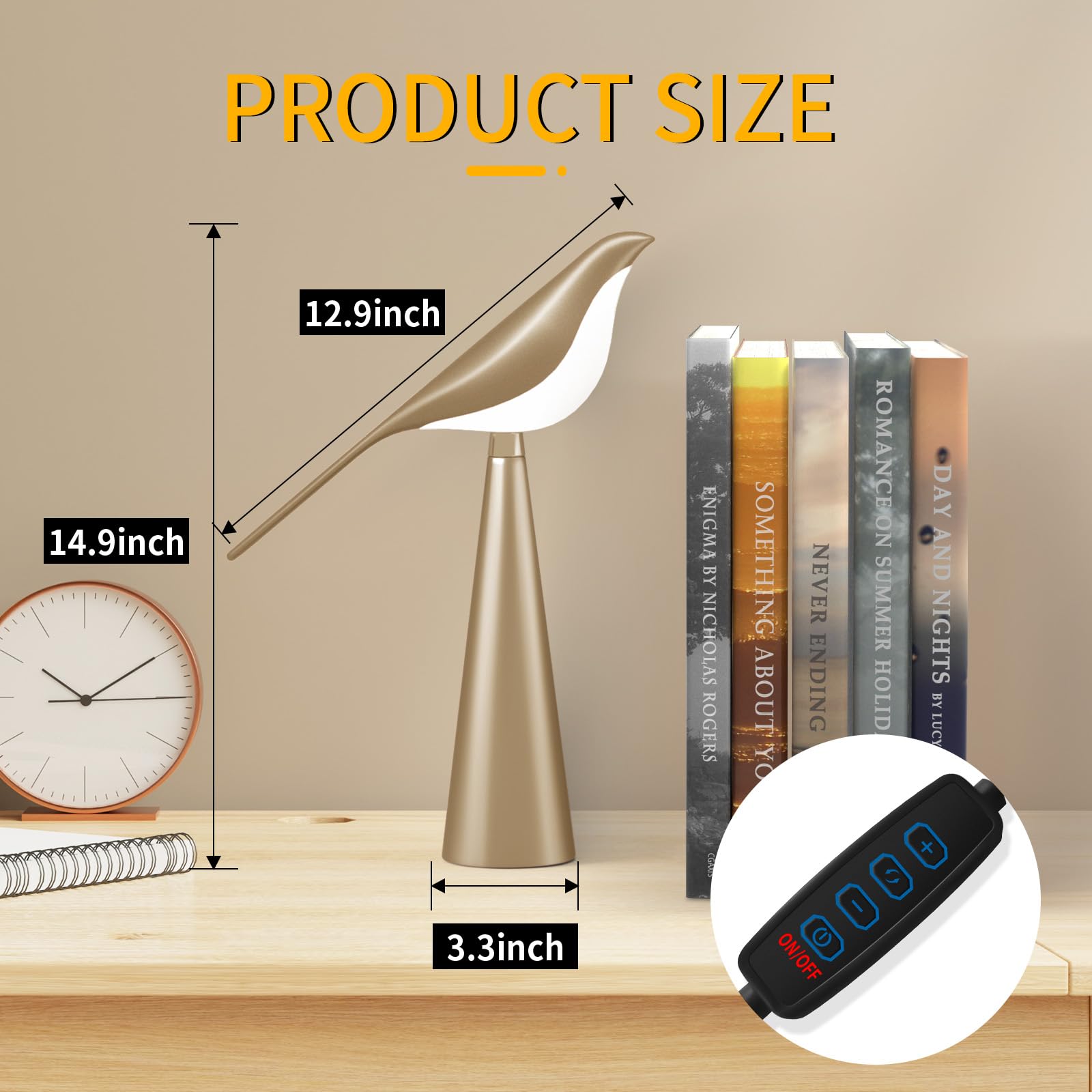 Xhope4u bedside light ideal for dorms and nighttime reading.