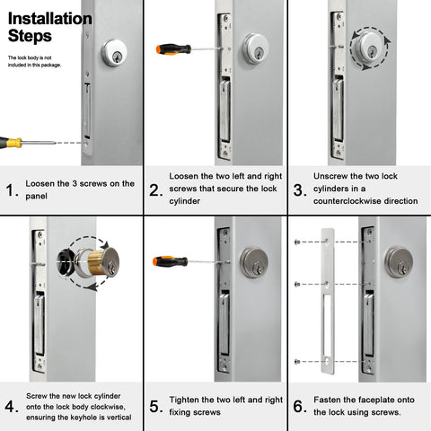 Xiang's Adams Rite-style SC keyway compatibility for Kawneer and Vistawall doors
