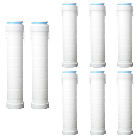 Xianshengle 8-pack shower filter set ready to replace your handheld head for cleaner water