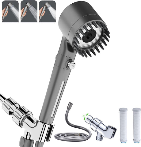 Xianshengle filtered shower head full view with chrome finish for daily use