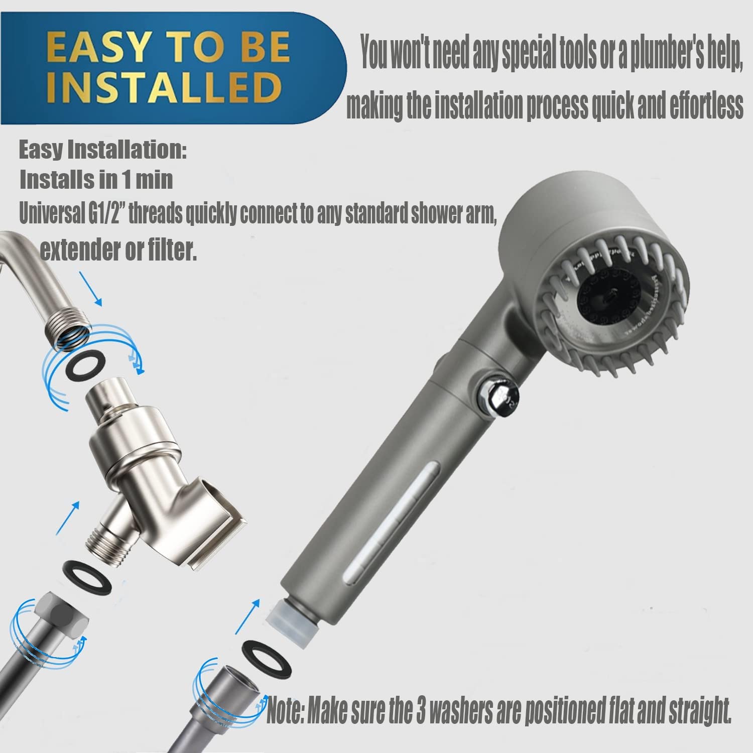 Xianshengle high-pressure nozzle concentrates flow for thorough rinse