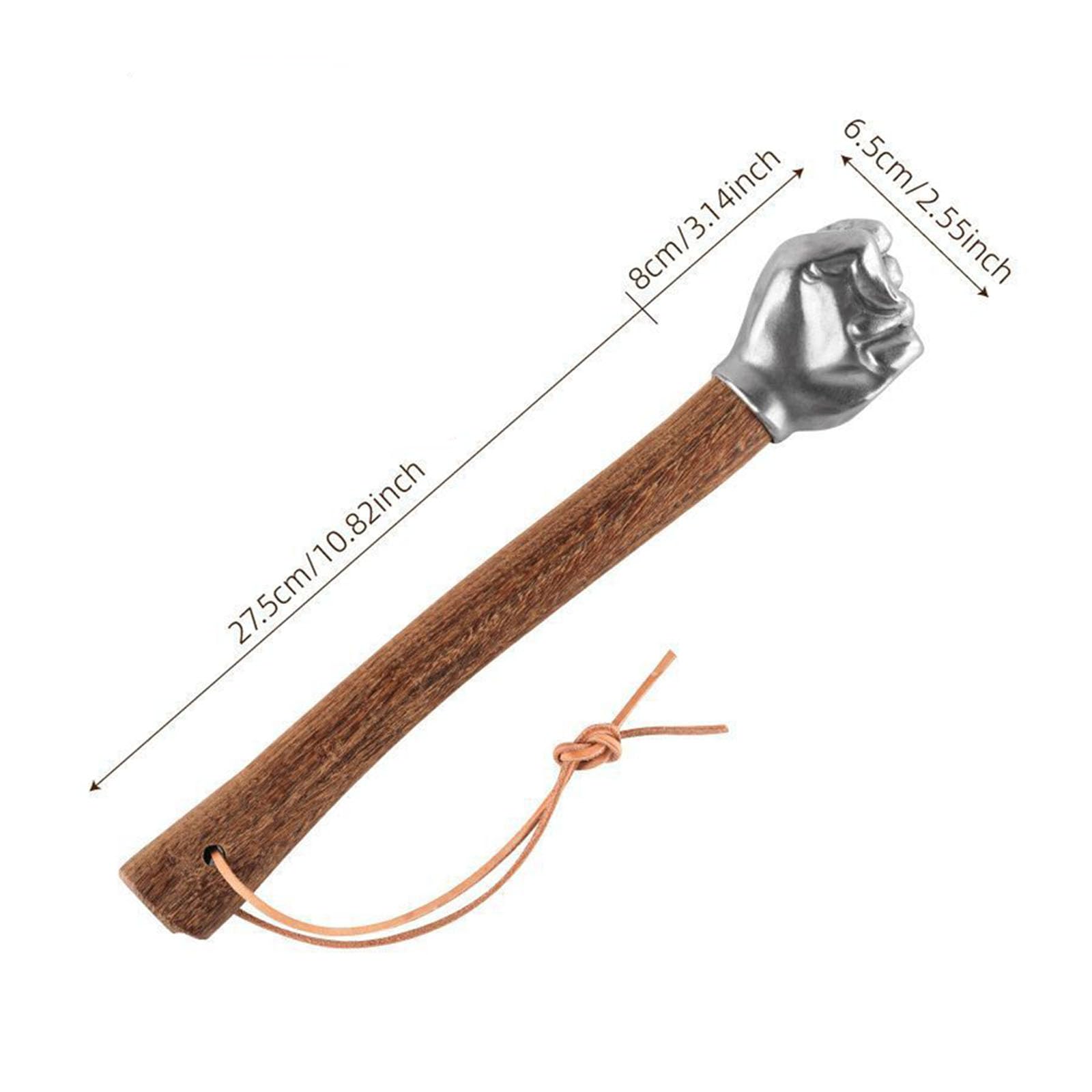 Balanced weight and ergonomic grip enhance control in routine hammering tasks.
