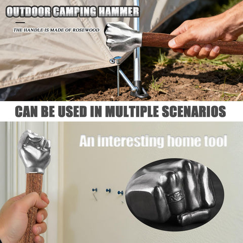 Multipurpose tool for camping, survival, DIY, and everyday hammering with distinctive style.