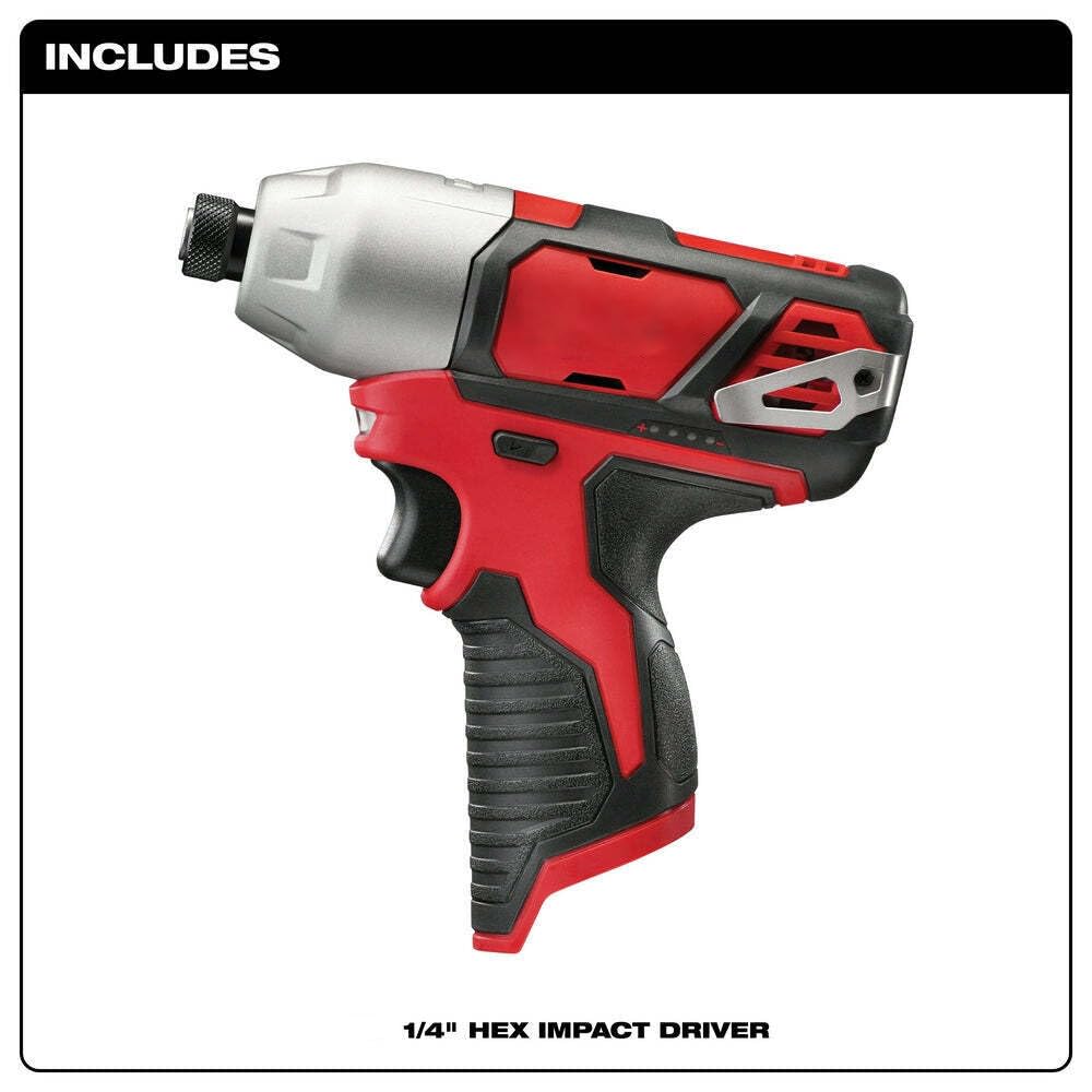 xiaomgu Milwaukee M12 hex driver bare tool image emphasizes cordless readiness for your M12 system.