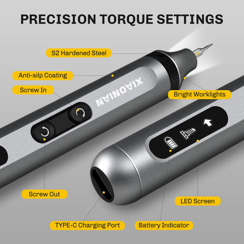 XIAONIAN precision driver tip with S2 bits for electronics repair