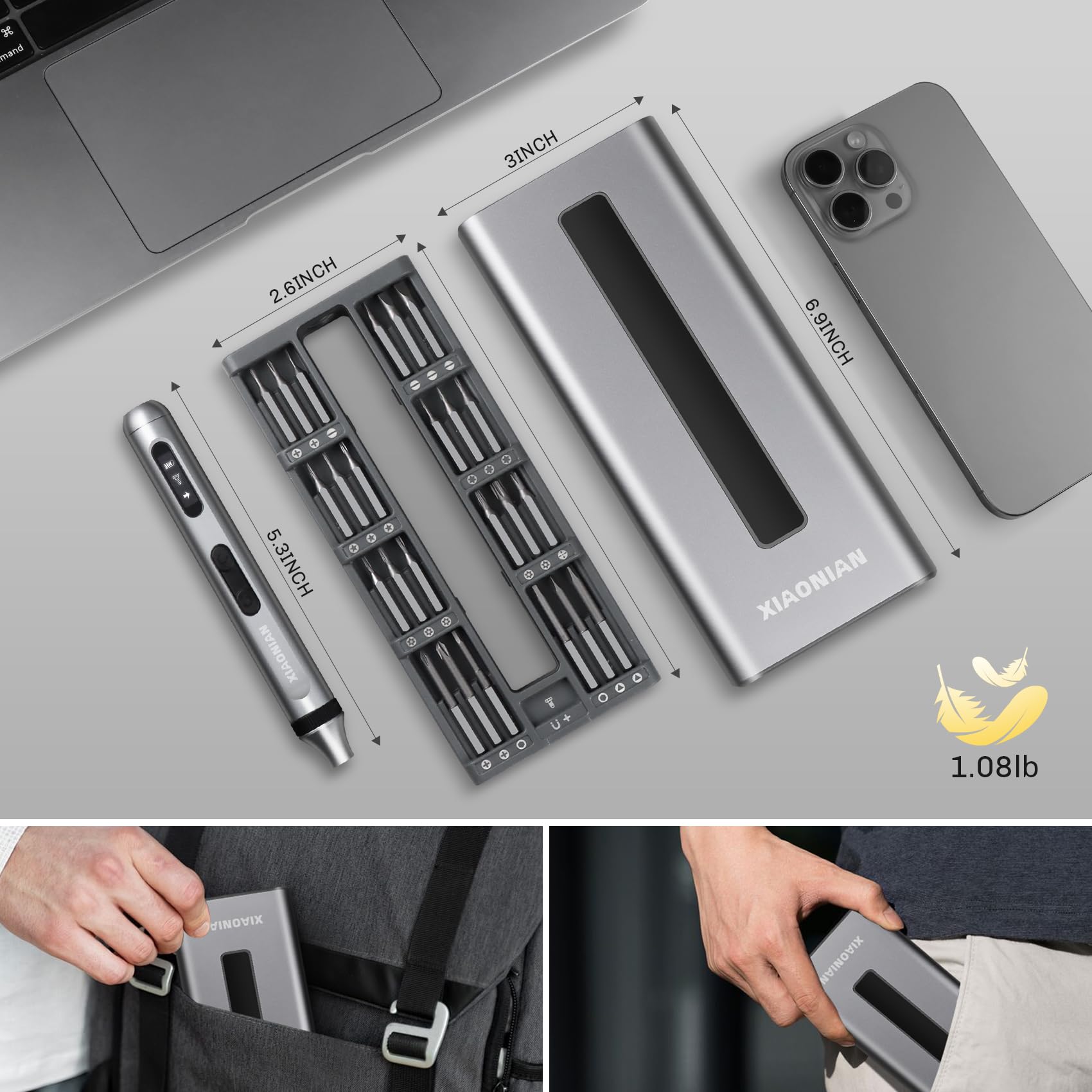 XIAONIAN USB-C charging cable shown for convenient charging