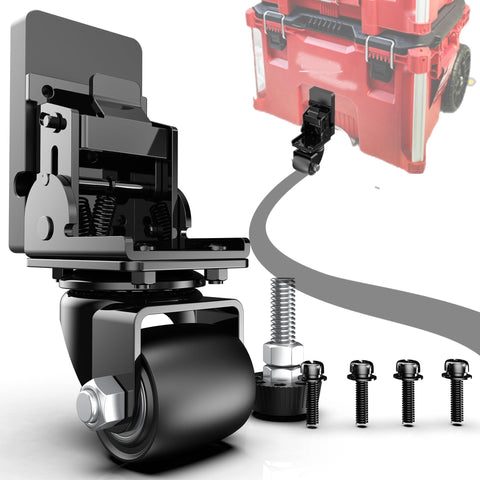 XIAOXINGYUN Packout front wheels enable smooth, quiet rolling for Milwaukee 48-22-8427/8426.