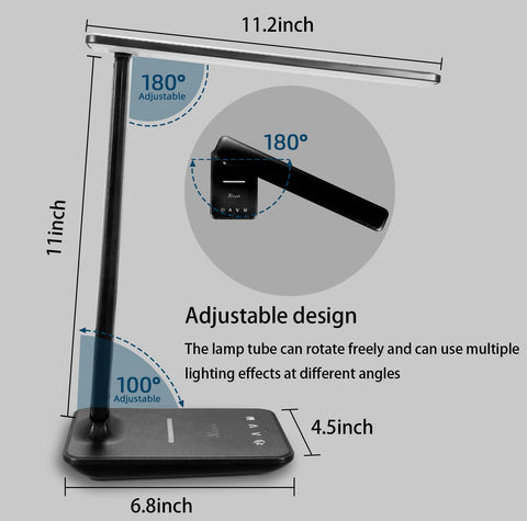 Xicyole lamp provides three color modes for tasks and mood.
