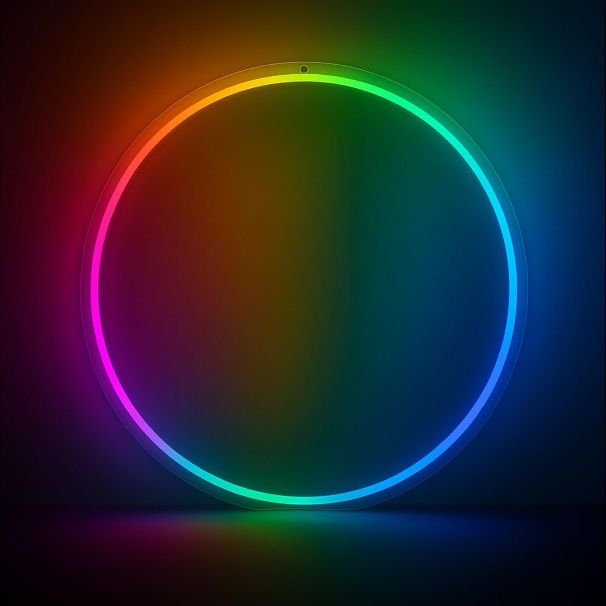 XIDELILI LED circle mood wall sign brightening walls with vivid mood lighting